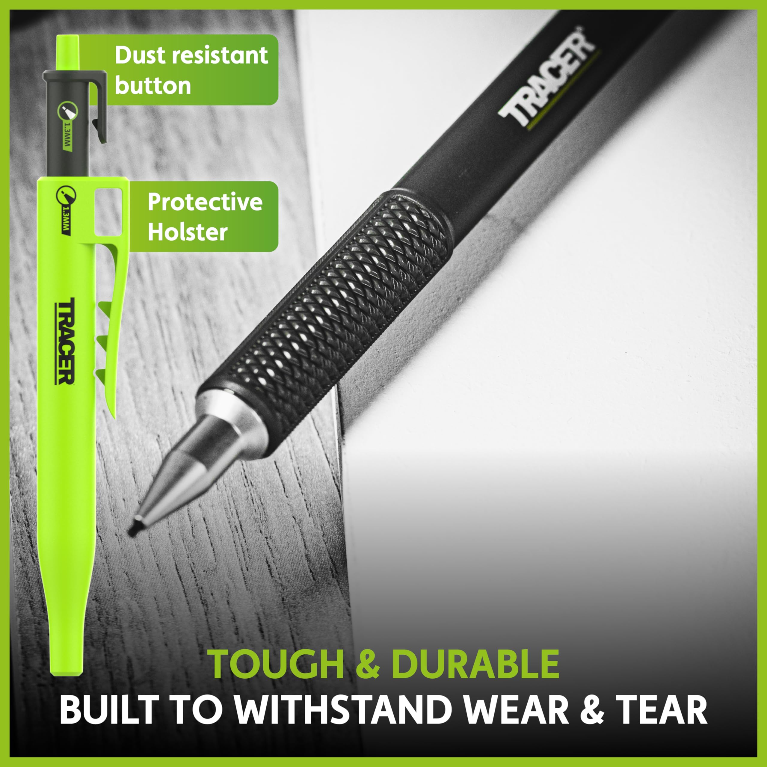 Tracer Carpenter Pencil - Precision Marking Tool -5