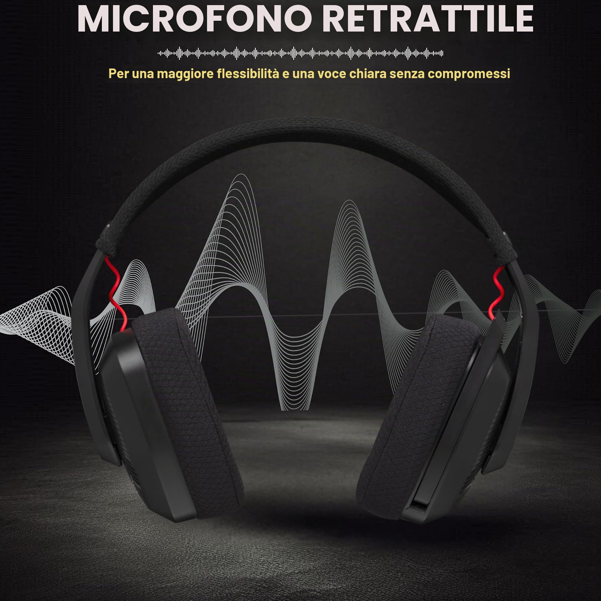 THE G-LAB - Korp Platinium - Cuffie gaming wireless Tripla Modalità: Bluetooth, 2.4GHz e cablato. - Cuffie PS5 /PS4/PC/Androïd/IOS - Audio Stereo di Alta Qualità, Bassa Latenza, Durata 45h – Nuovo | Audio Stereo, Cuffie PS5 /PS4/PC/Androïd/IOS, Autonomia