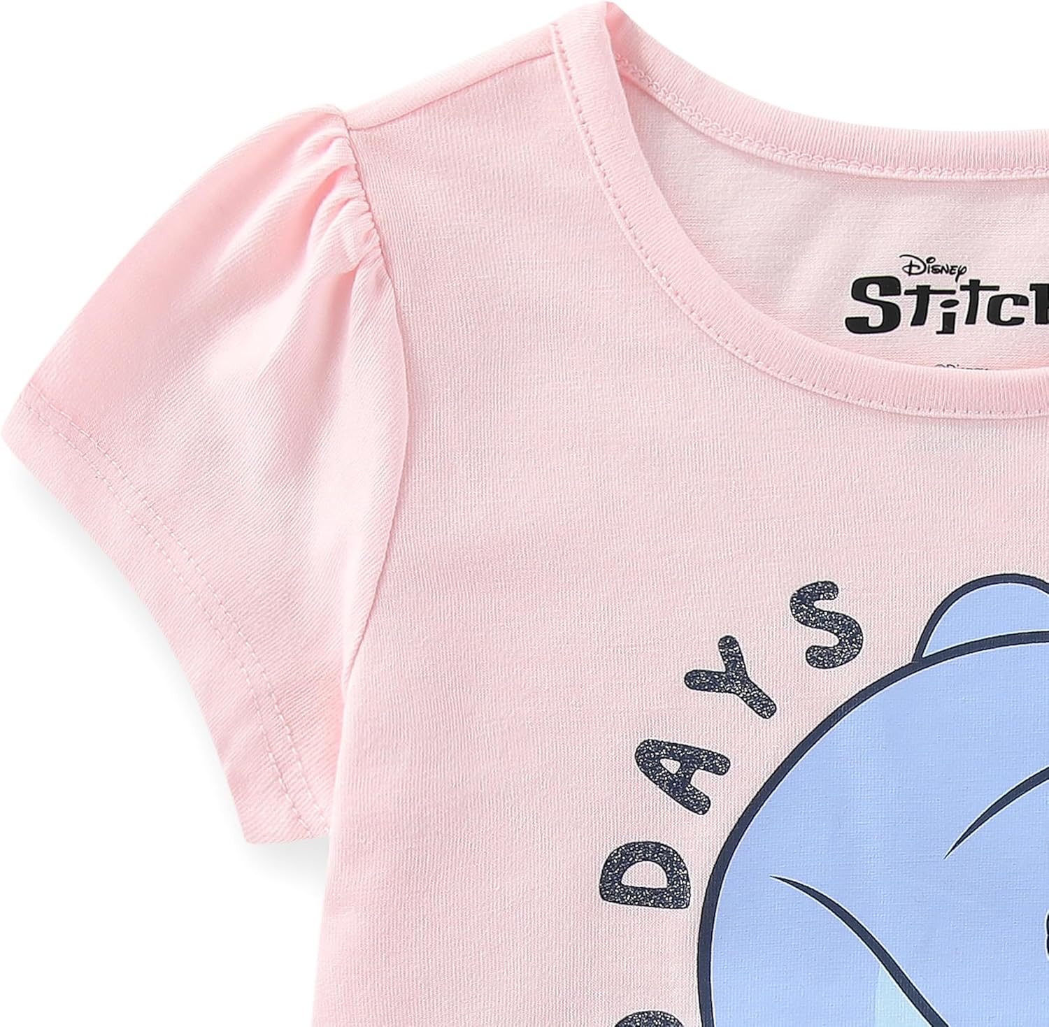 Disney Lilo & Stitch Angel Girls Short Sleeve T-Shirt for Big Kids - Image 3