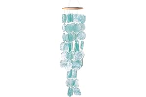 Turquoise Captivating Nautical Wind Chimes for Outdoor Serenity