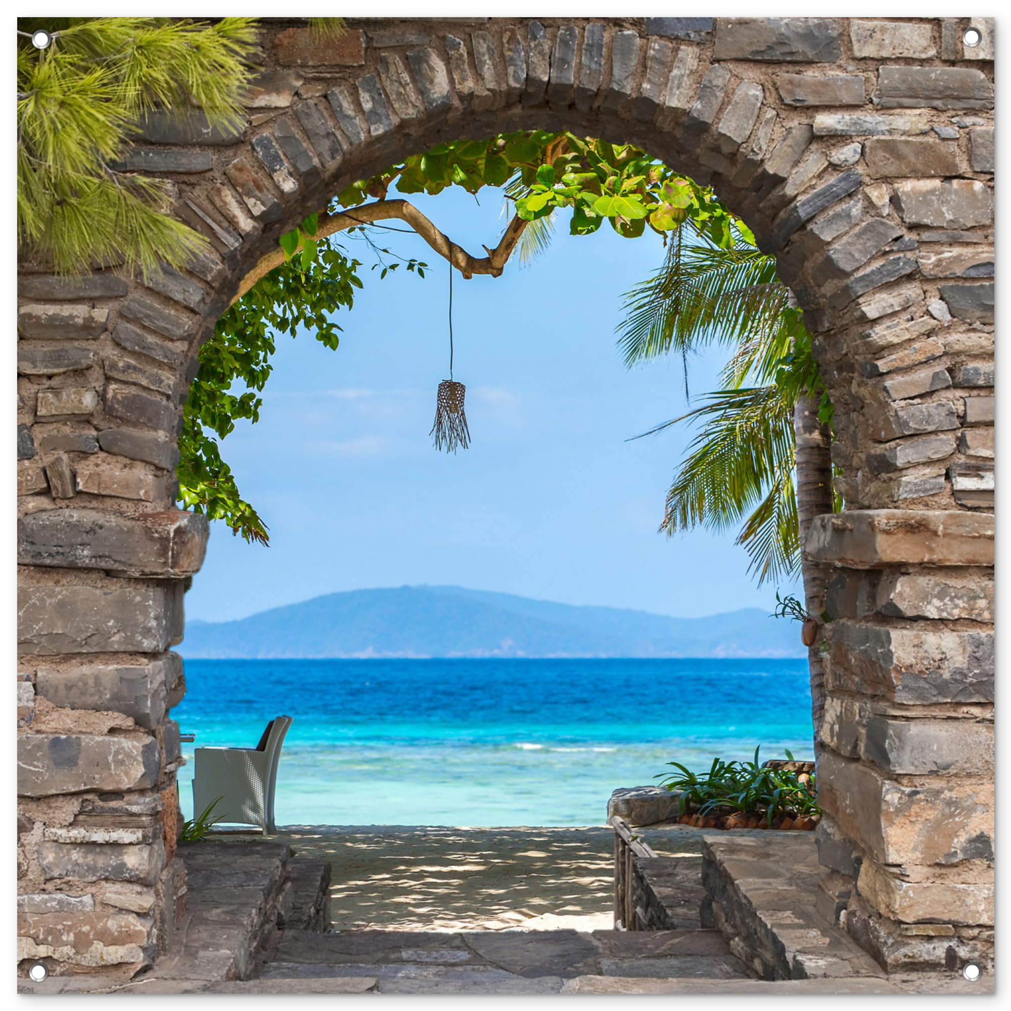 MuchoWow© Garden Decor Balcony Accessories Outdoor Decorations Posters Wall