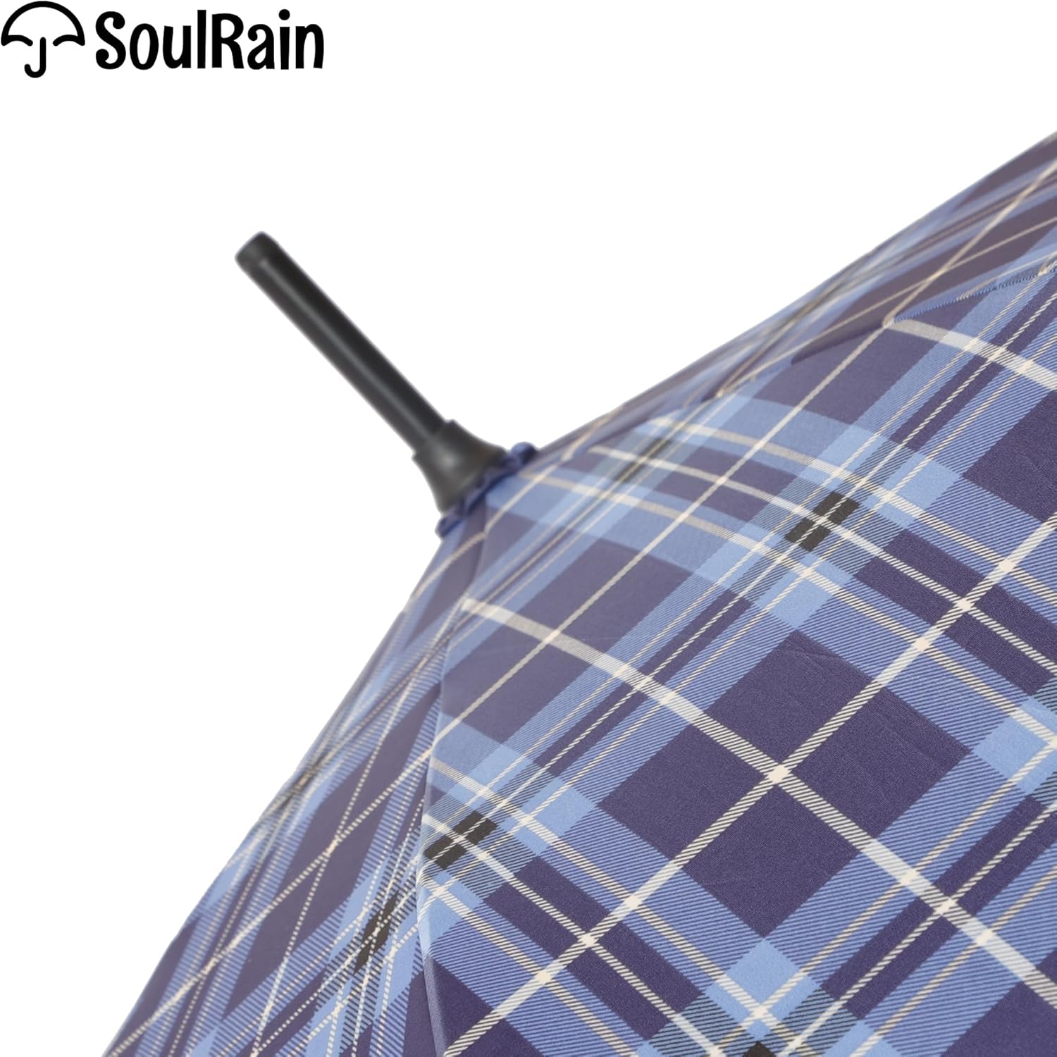 SoulRain 50 Inch Large Stick Umbrella Windproof Automatic Open Oversized J Handle Umbrellas for Men and Women Unbreakable Strong Travel Golf Umbrella - Image 8