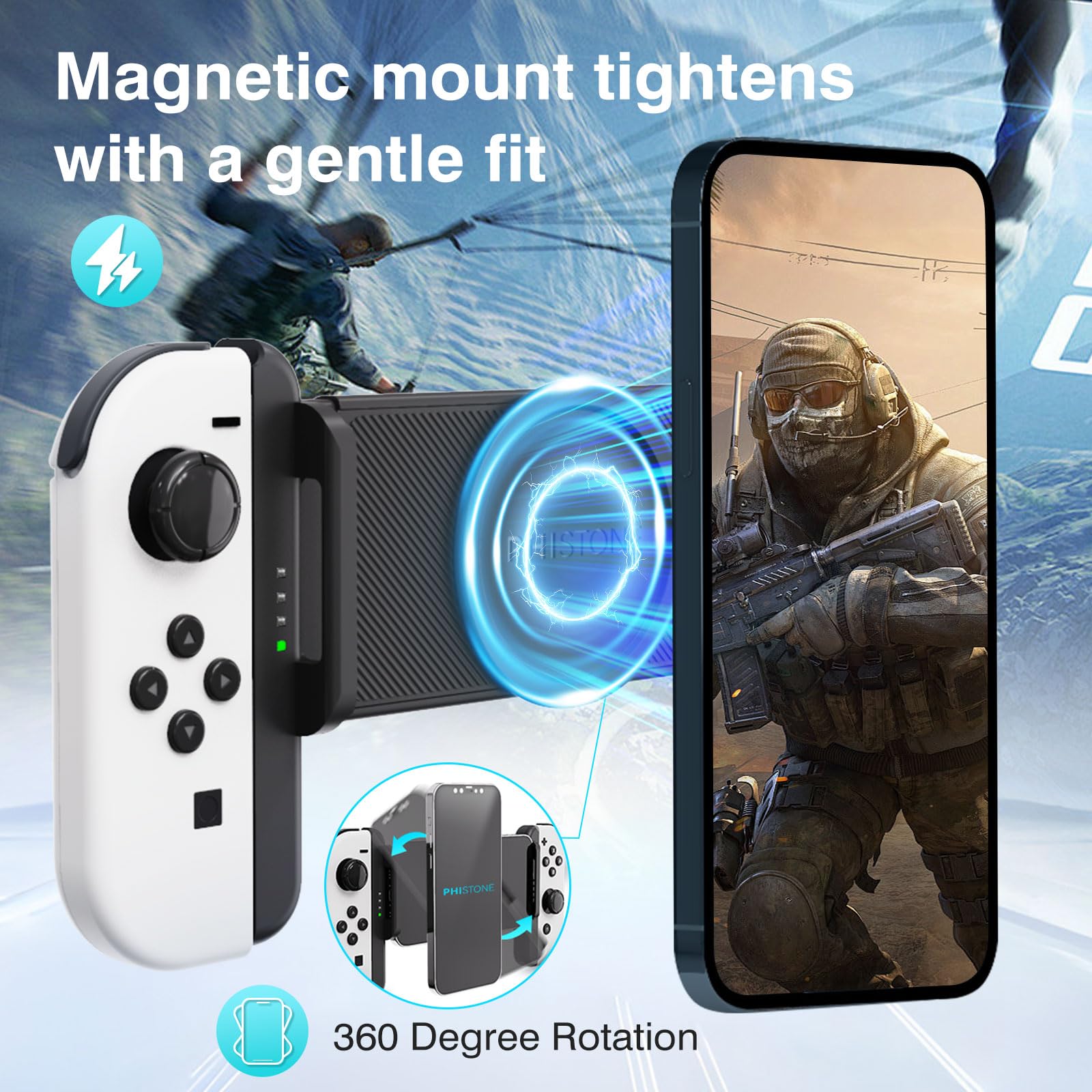 Amazon.co.jp: Phistone マグネット式MagSafeスマートフォン