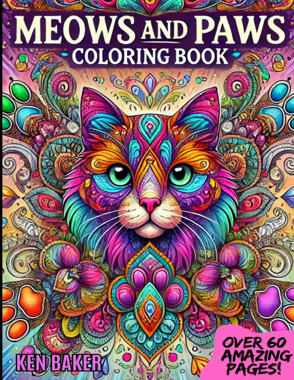 Meows and Paws Coloring Book: An Masterpiece of Intricate Cat Designs for Adult Coloring Enthusiasts to Relax and Unwind