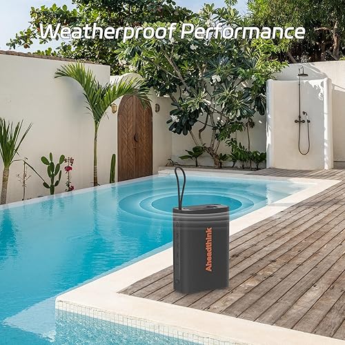 Miniatura 4 de Altavoz Bluetooth, inalámbrico portátil, IPX5 impermeable, Bluetooth 5, luces de color RGB, sonido estéreo fuerte, bajo, emparejamiento TWS, para