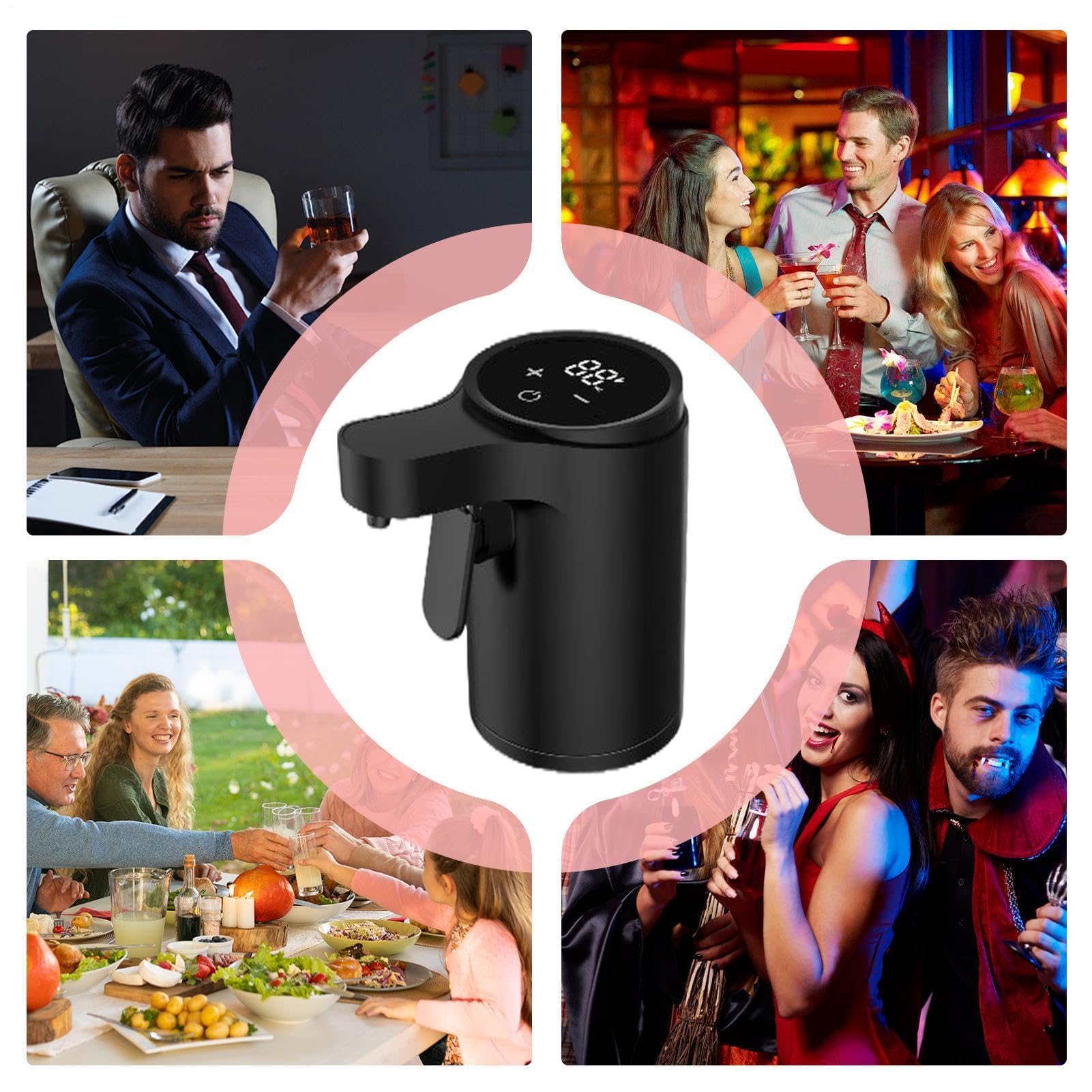Genérico Distributeur de vin à décanter intelligent rechargeable