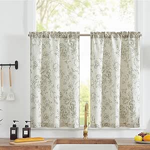Kitchen Curtains Floral