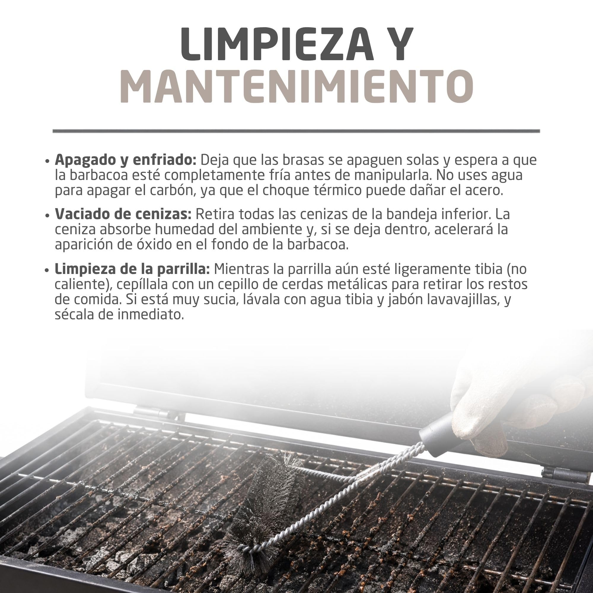 Amig - Barbacoa Fireplus de Carbón XXL - Parrilla de Acero 57x42cm - Con Ruedas y Bandejas Laterales - Asador Transportable Grande - Depósito para Ceniza - 131x116,5x56cm