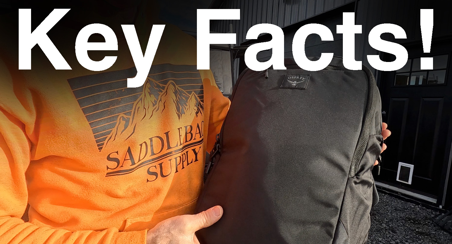 Watch KEY FACTS Osprey Aoede 20L Airspeed Backpack on Amazon Live