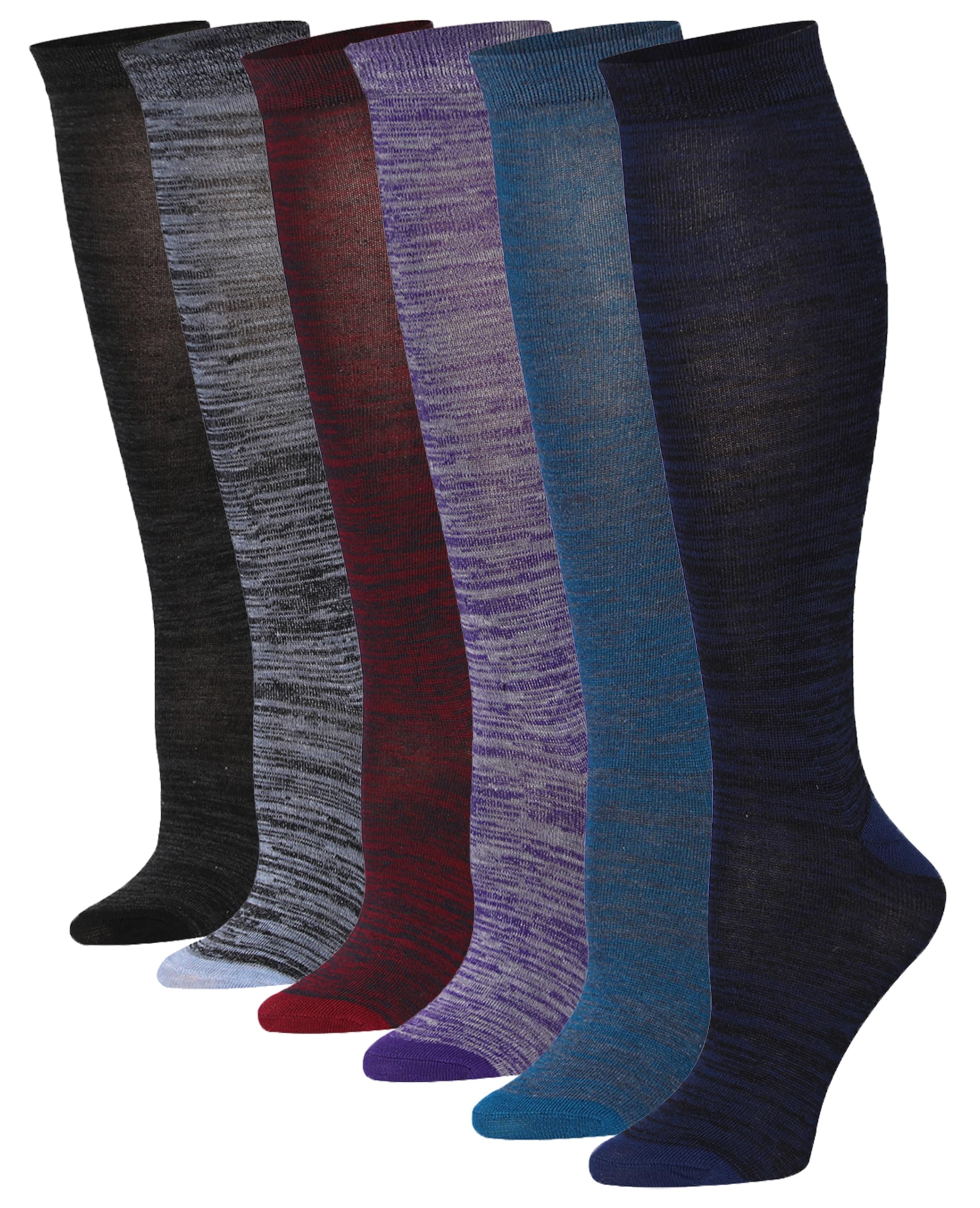 Tipi Toe Damen 6 Paar bunt gemusterte Kniestrümpfe - Bild 4 von 6