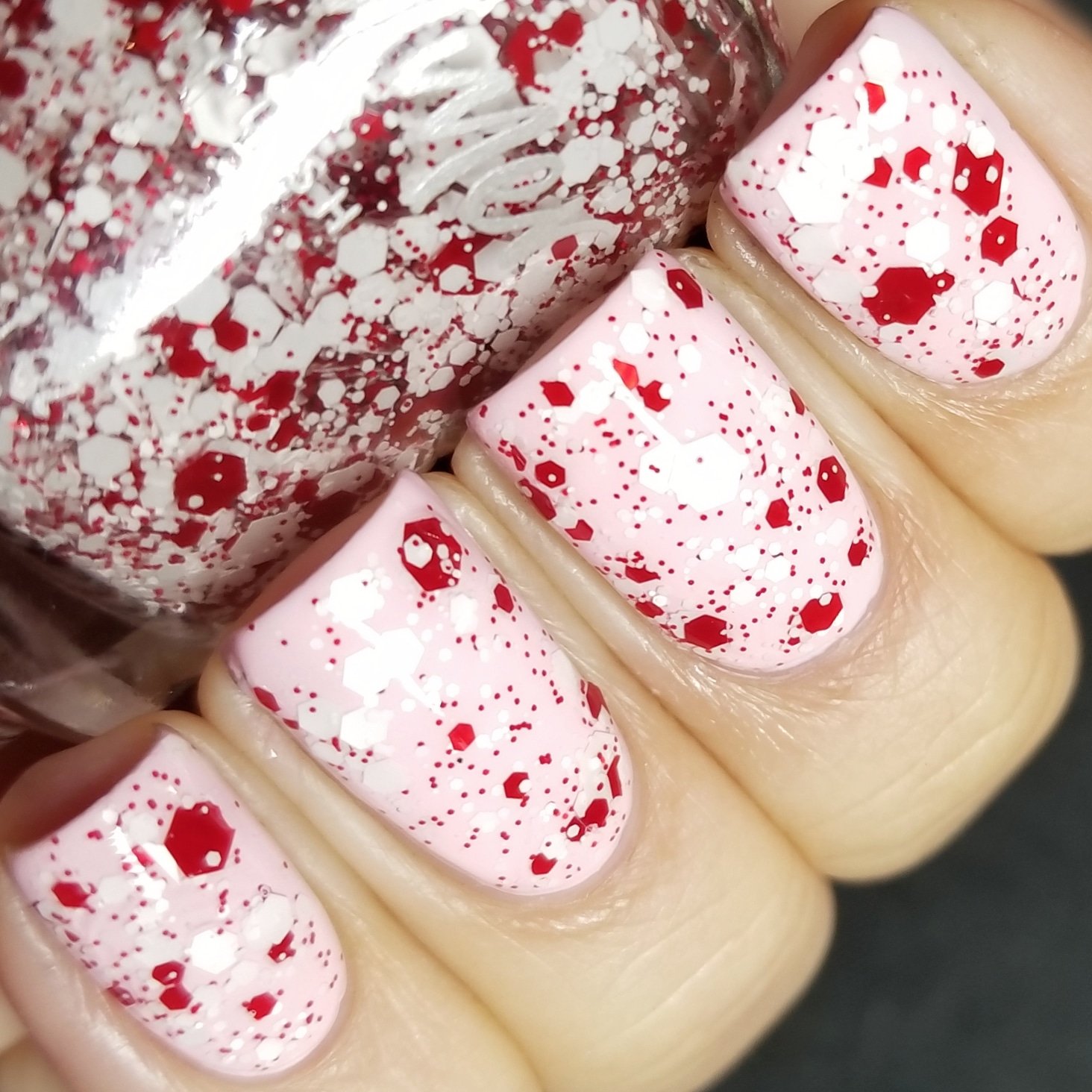 KBShimmer Candy Cane Crush - Scented Holiday Polish