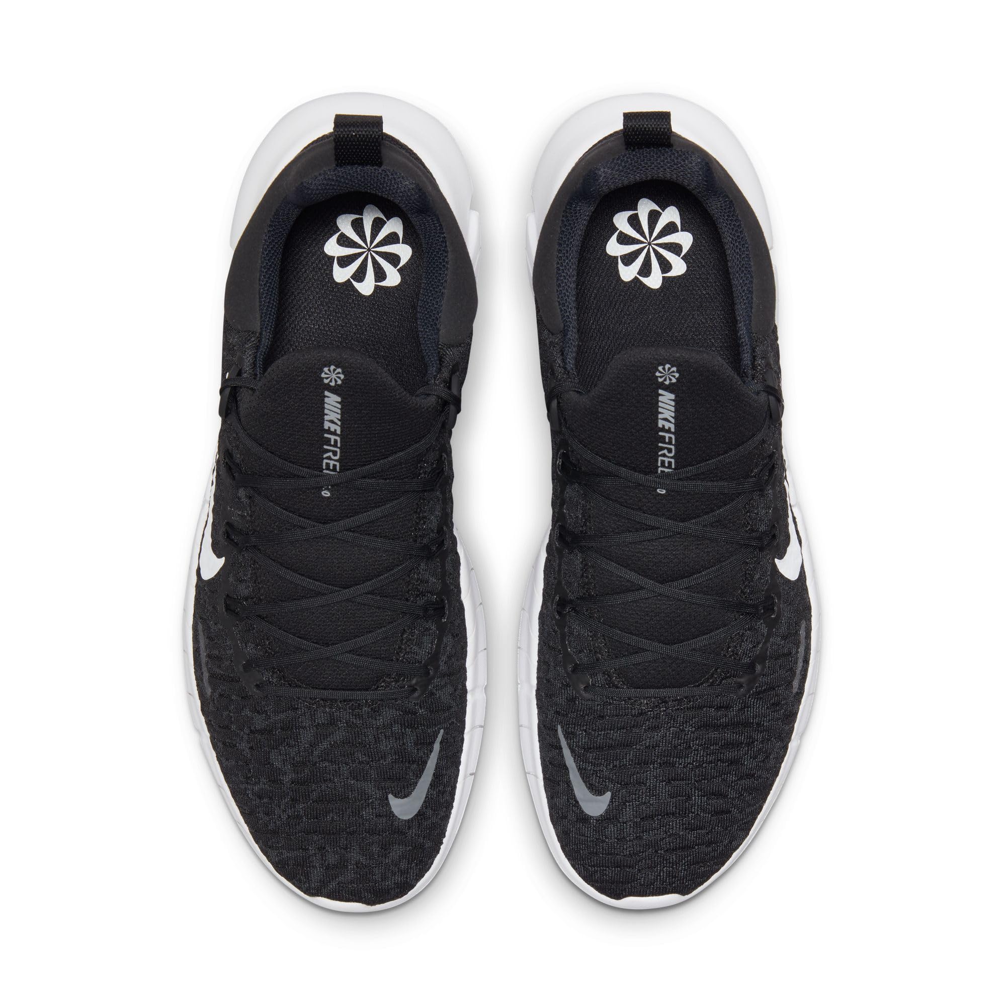 Nike Herren Free Run 5.0 Road Running Shoe, Black White Dk Smoke Grey, 42 EU