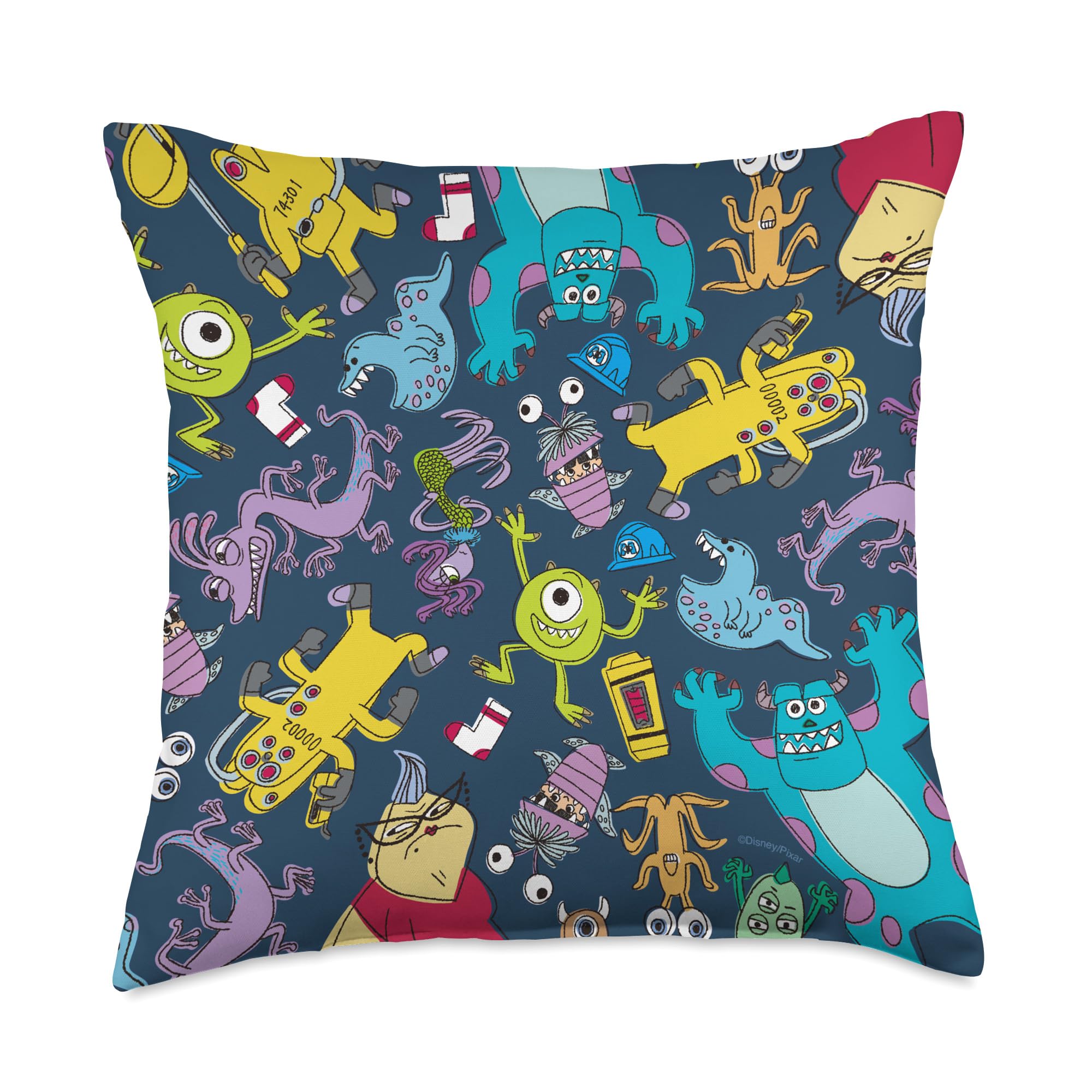 Amazon.com: Disney Pixar Monsters Inc. Scare Crew Throw Pillow