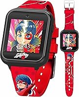 Vista 1 de Miraculous Kids Interactive Smartwatch – Touchscreen Watch 10 Changeable Faces, Step Counter, Games, Selfie Cam, Alarm & Timer, Durable Silicone
