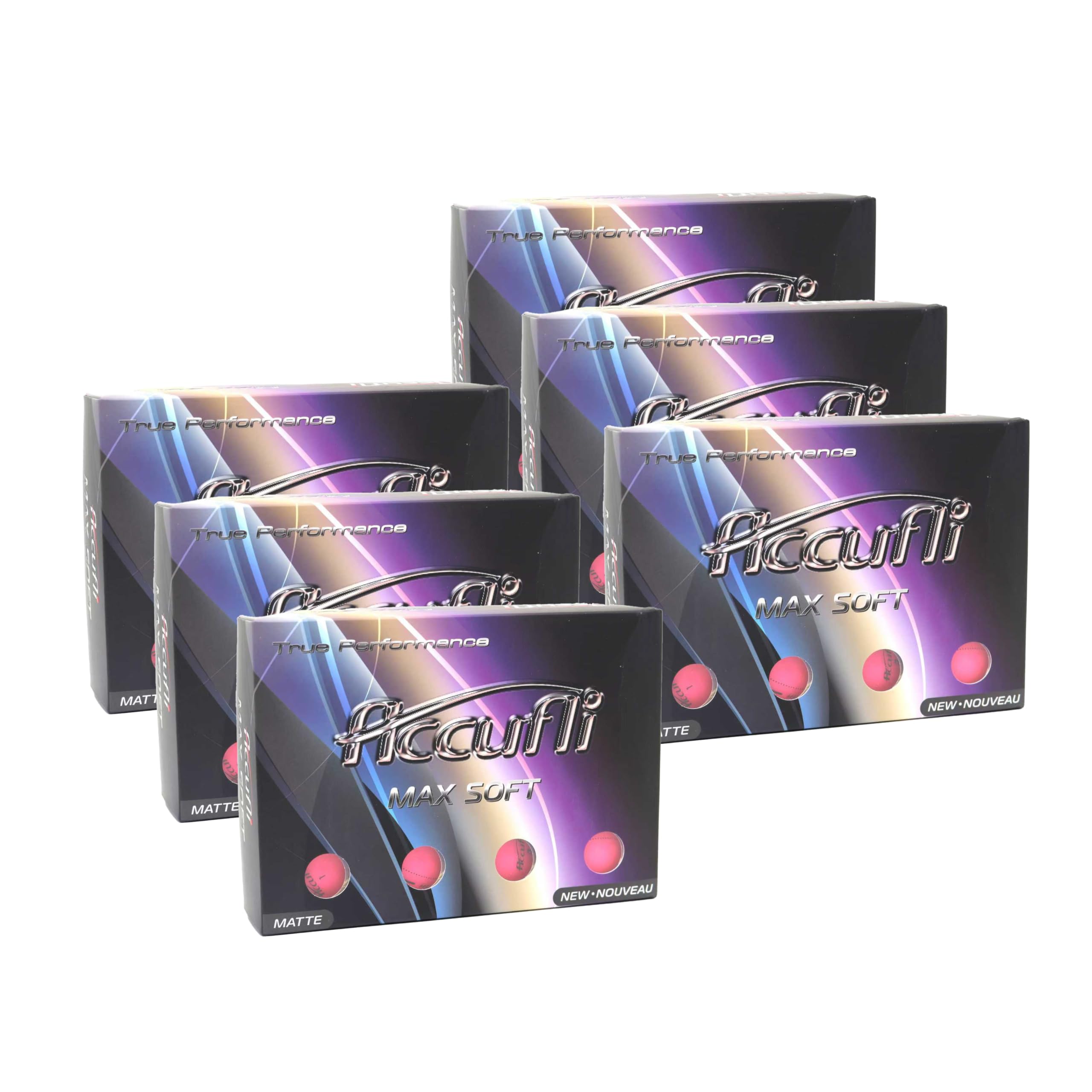 ACCUFLI Max Soft Matte Golf Balls