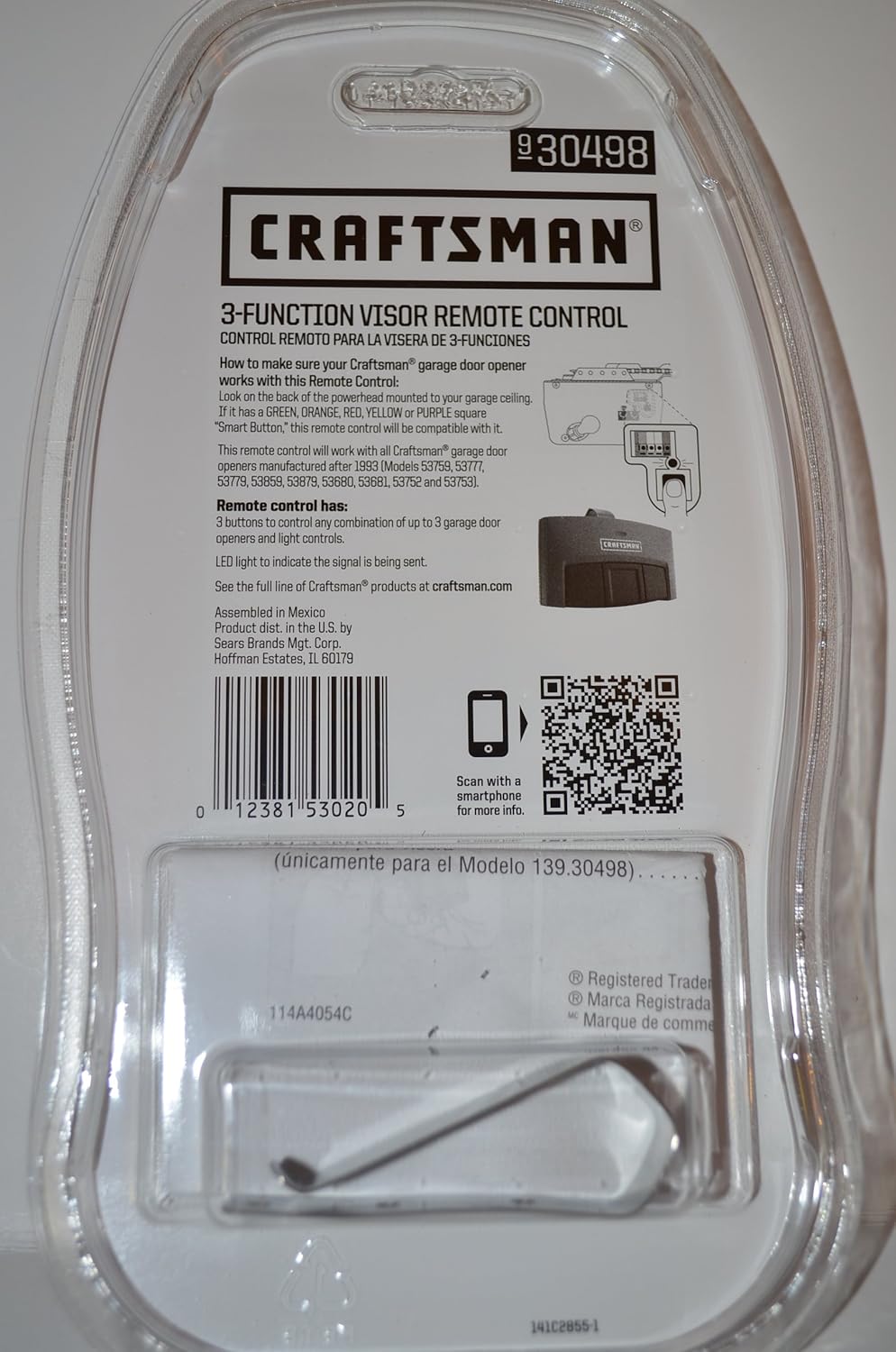 Flаѕh Dеаlѕ - 80% оƒƒ Craftsman 30498 Garage Door Opener Universal Remote Control Genuine Original Equipment Manufacturer (OEM) Part Lіmіtеd Stосk Craftsman 30498 Garage Door Opener Universal Remote Control Genuine Original Equipment Manufacturer (OEM) Part
