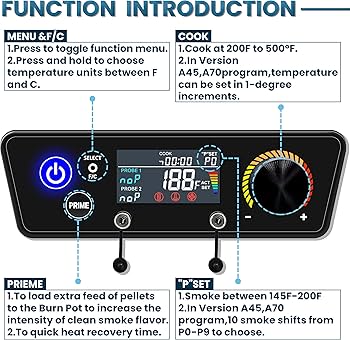 Banbitebq Upgraded PID Trapezoid Control Board for Pit Boss Wood