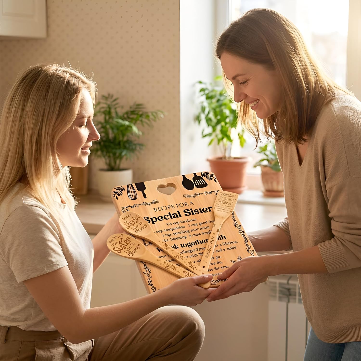 Personalized Cutting Board, Birthday Gift for Sister, Sisters Gifts from Sister, Unique Birthday Gifts for Sister, Big Sister Gifts, Sister Birthday Gifts from Sister, Happy Birthday Sister