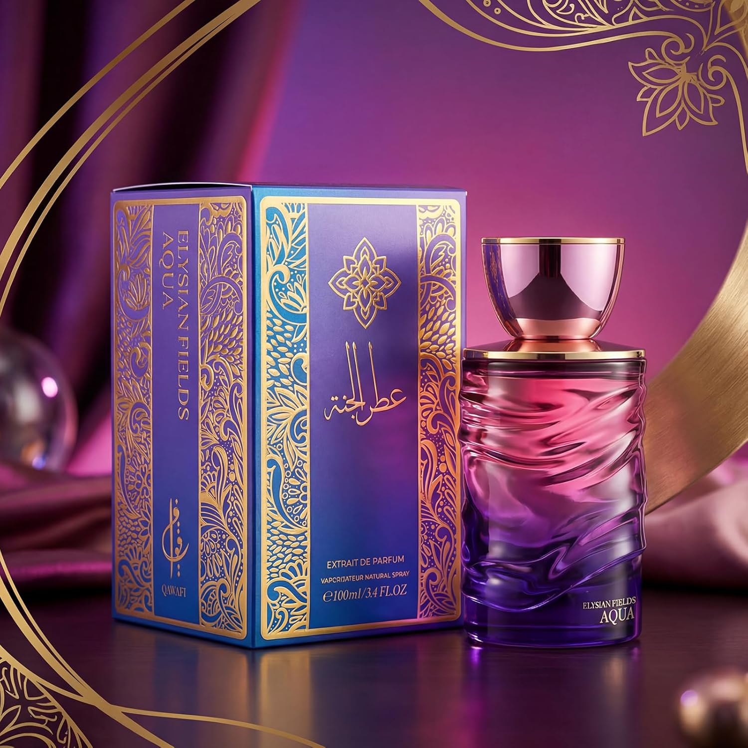 Elysian Fields - Aqua Eau De Parfum, Long-Lasting Fragrance Floral, Fruity Fresh, Sweet Perfumes for Women 100ml | 3.4 fl. oz