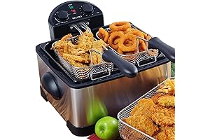 Secura Triple Basket Electric Deep Fryer