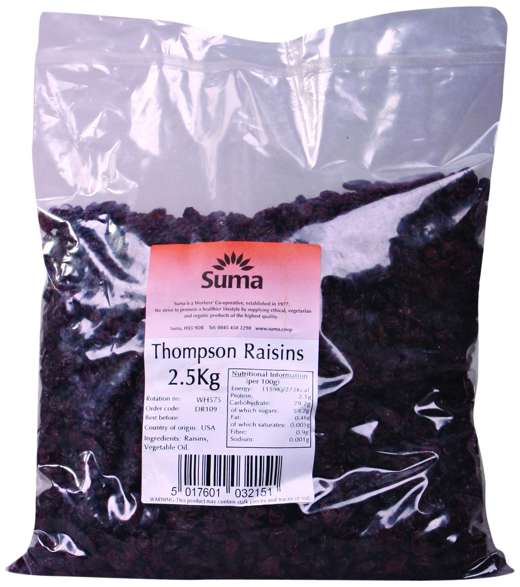 Suma Bagged Down | Raisins - Thompson | 2.5 kg