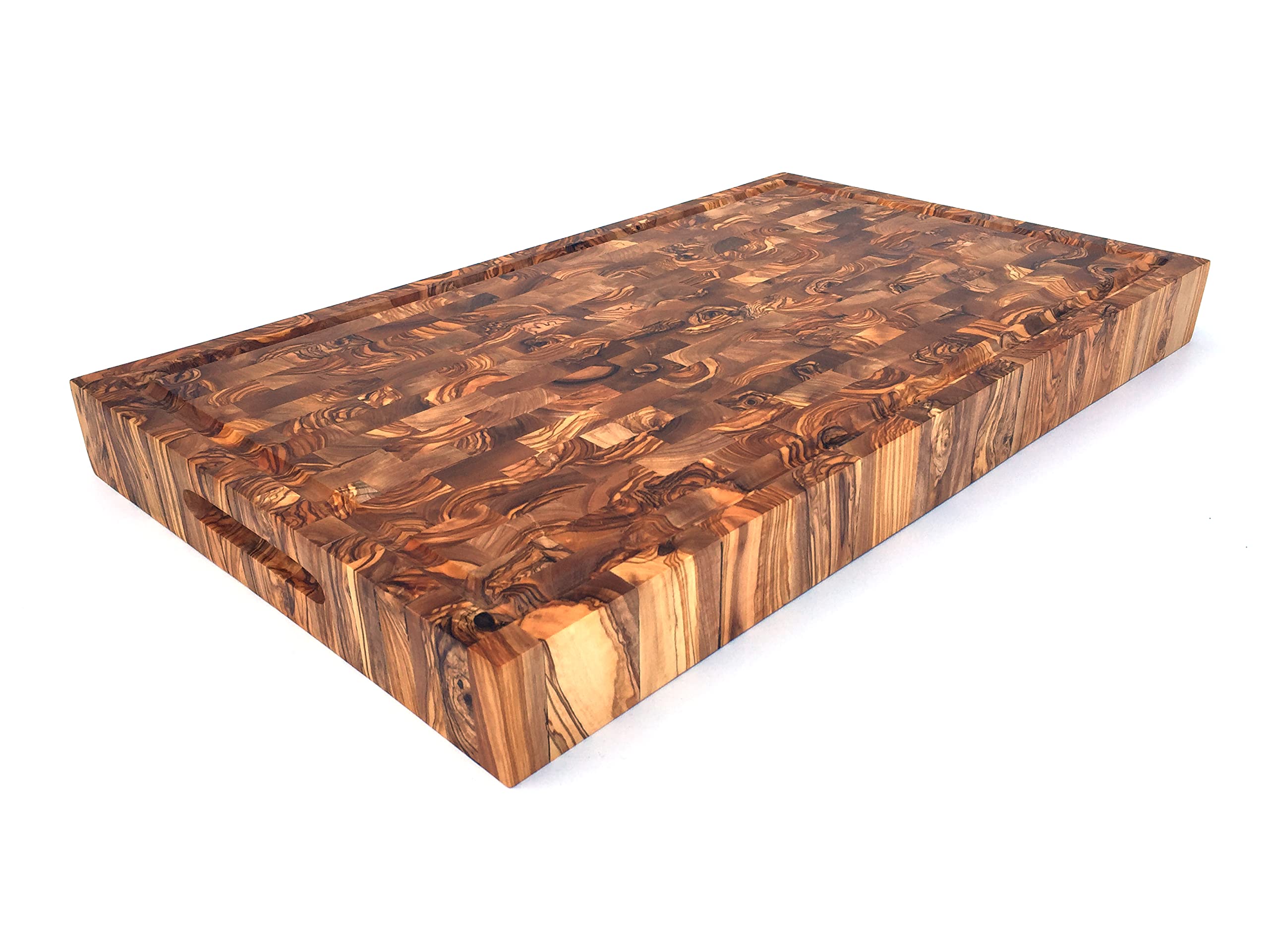 The Bigchef Mosaicmood - Tabla de cortar (rectangular, con surco para jugo, 50 x 30 cm (+/- 1 cm), alta calidad
