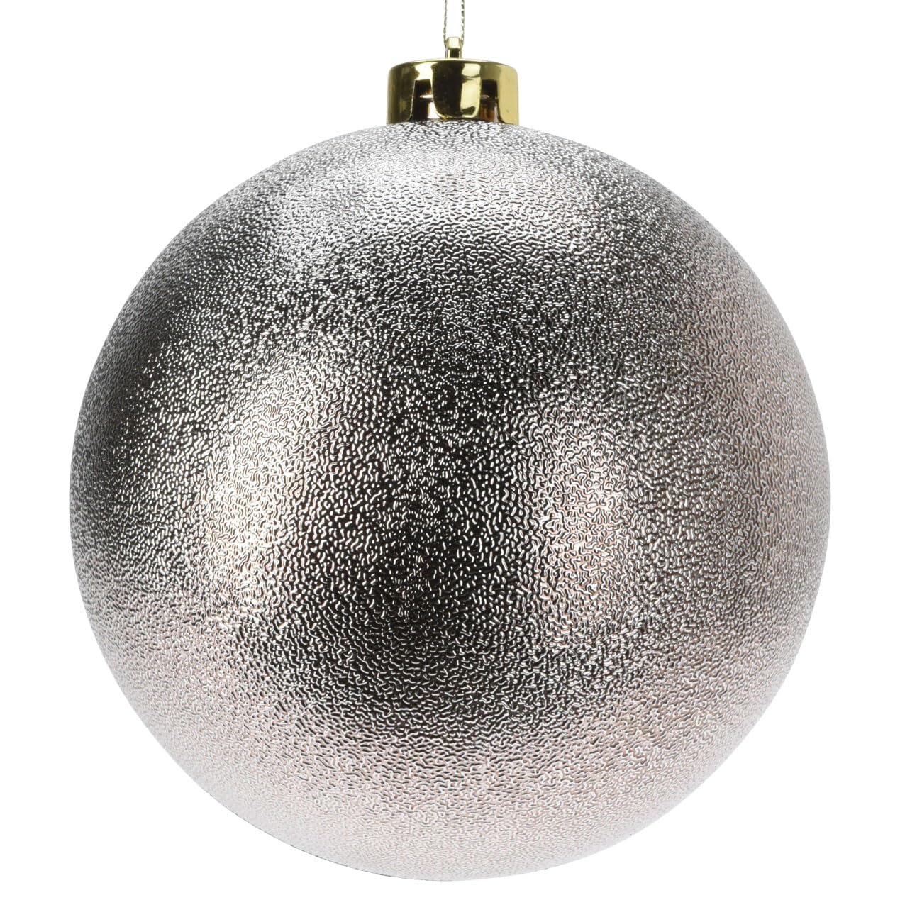 6 x Weihnachtskugeln aus Kunststoff Ø 14 m - Amber