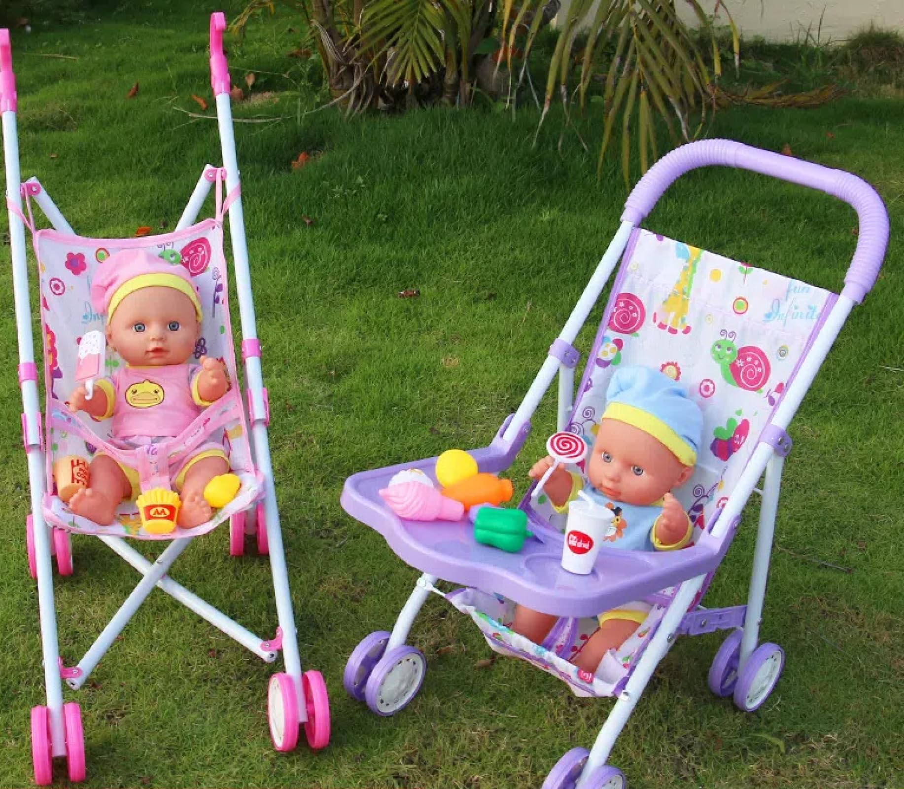 Amazon | ベビードールベビーカー、キッズドールベビーカー