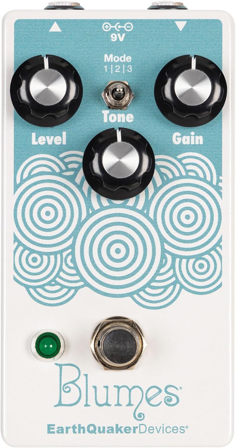 EarthQuaker Devices Blumes Low Signal Shredder Pearl White and Turquoise (Cottonwood Music Exclusive)
