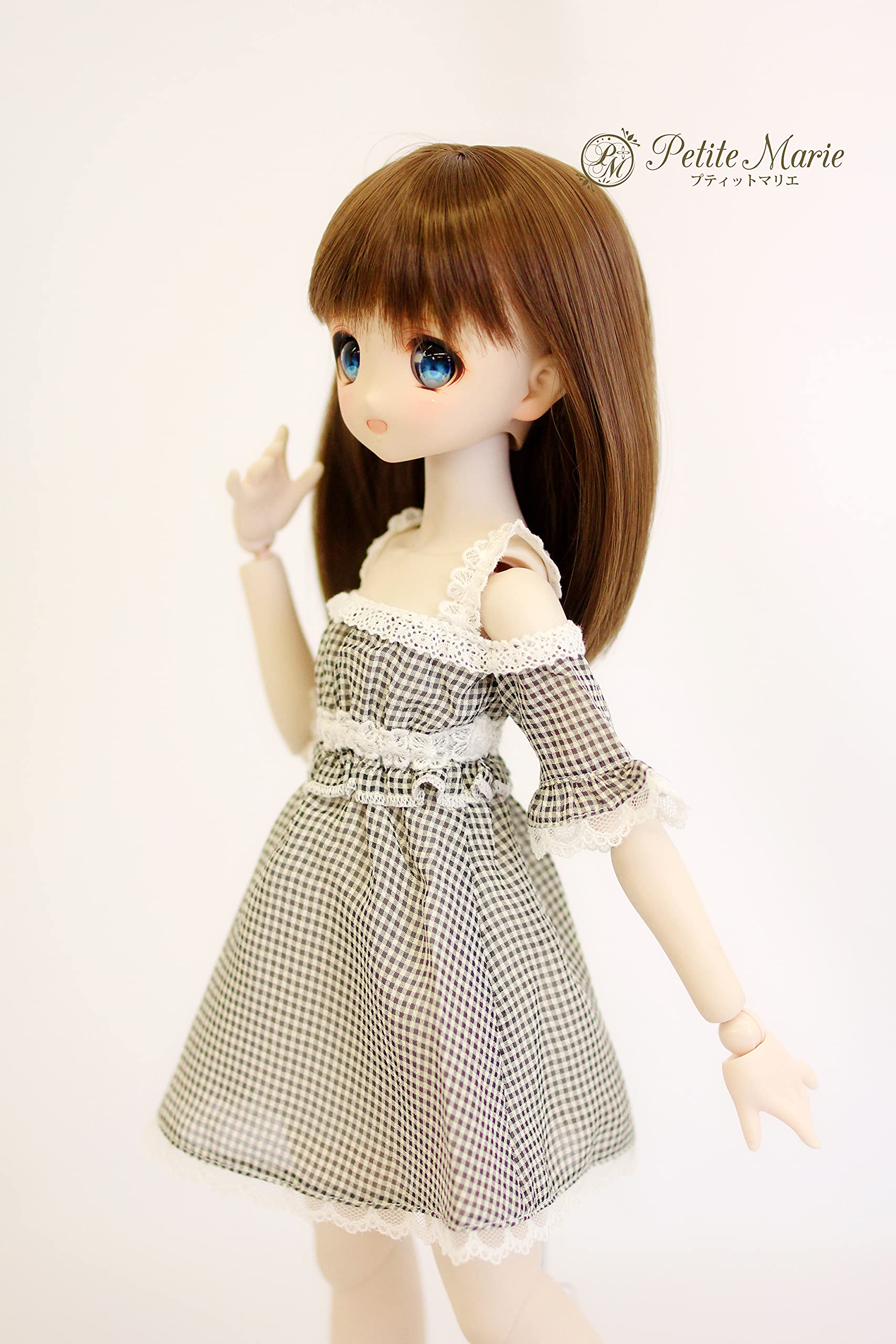 Amazon.co.jp: 【Petite Marie】 1/3 MDD MSD対応 白黒ギンガム 