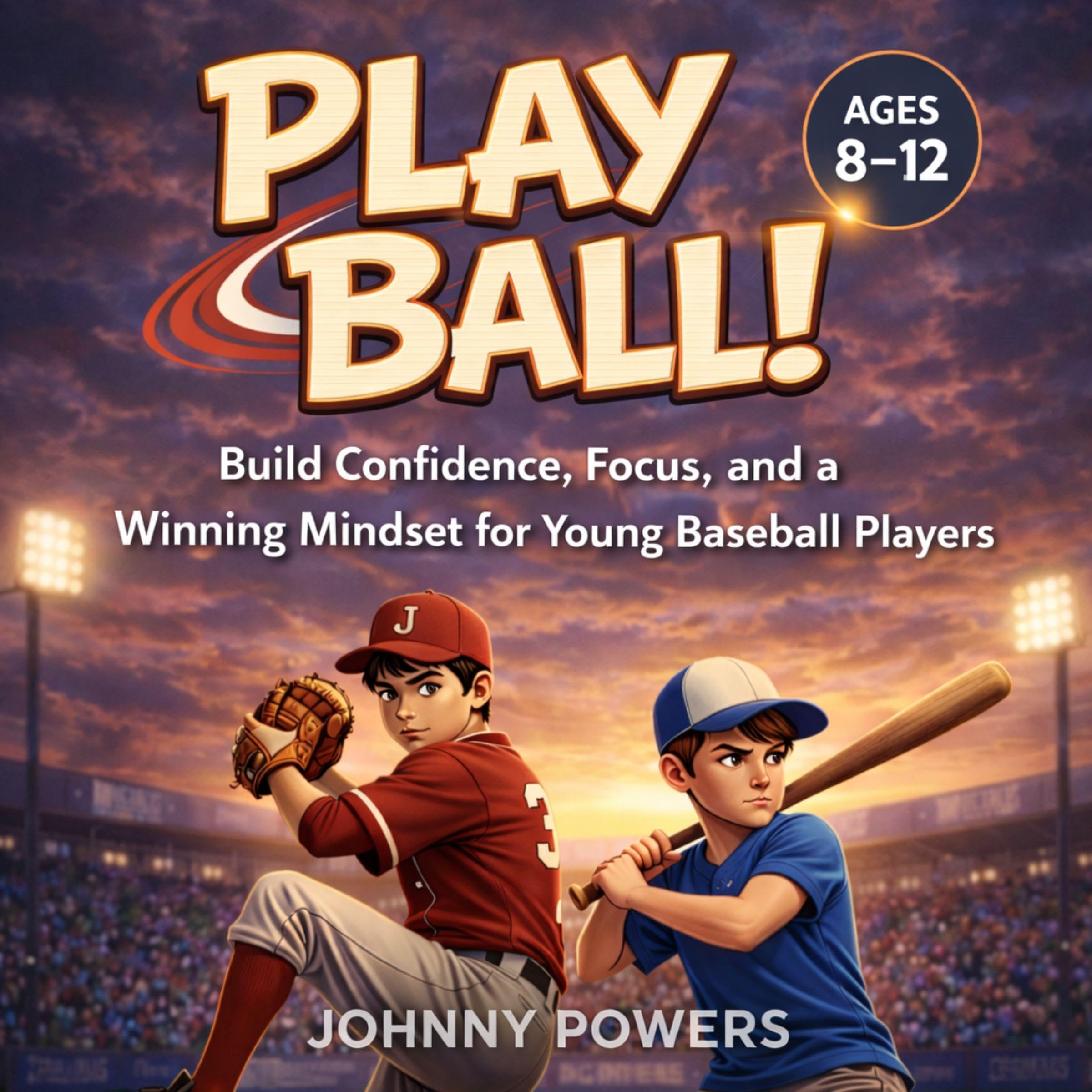 Cover art for PLAY BALL: Inspiring Baseball Stories for Kids