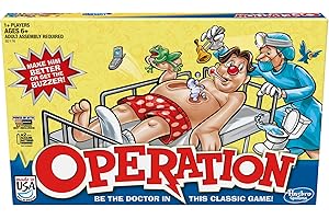 Hasbro Gaming Classic Operation Game: The Original Game of Skill