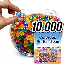 Coloured Water Beads – 10,000 Balls for Plants & Vases – Non-Toxic & Biodegradable