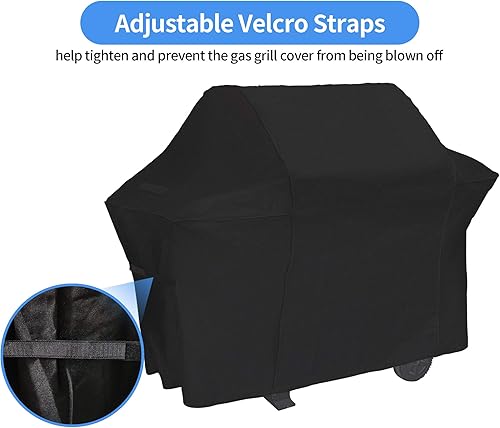 Miniatura 7 de NEXCOVER - Funda para parrilla, cubierta impermeable de 72 pulgadas, funda para parrilla de gas resistente 600D, funda para barbacoa resistente a