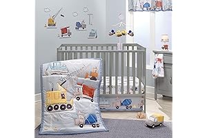 Bedtime Originals 3-Piece Construction Zone Crib Bedding Set