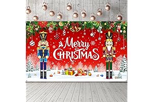 Christmas Nutcracker Backdrop for Photography