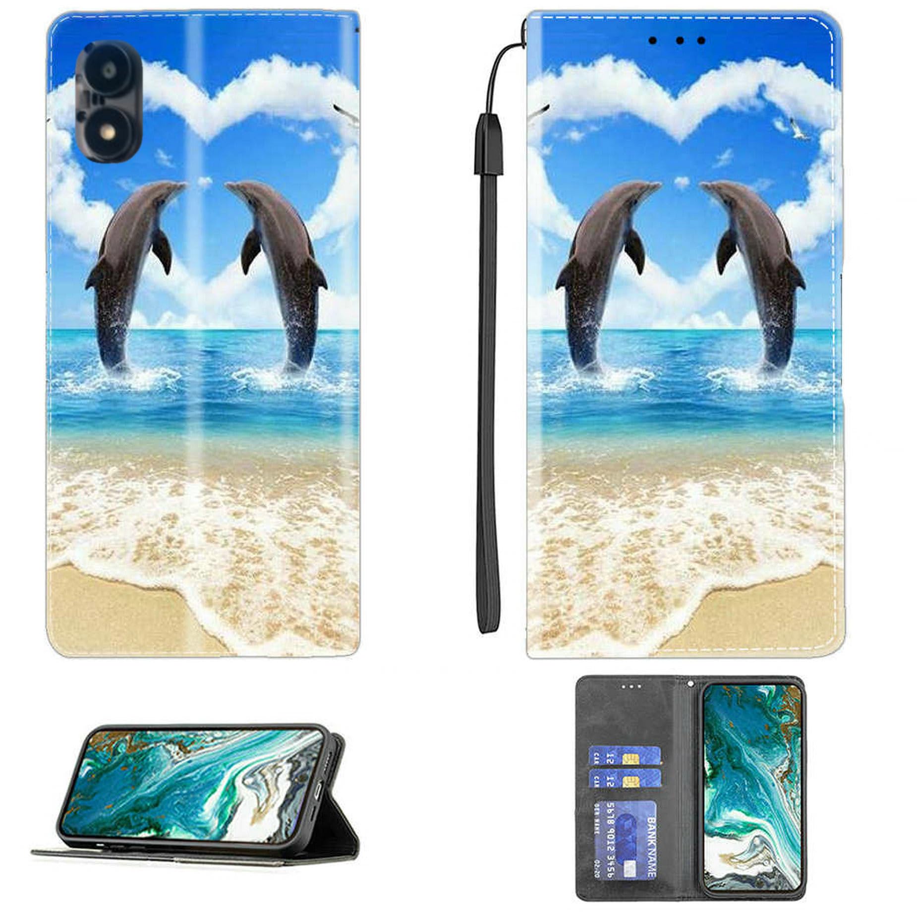 Aroepurt Case Compatible for Foxx FOXXD A67L Phone Case Cover [with Tempered Glass Screen Protector] PU Leather Kickstand Magnetic Wallet Case CPT19