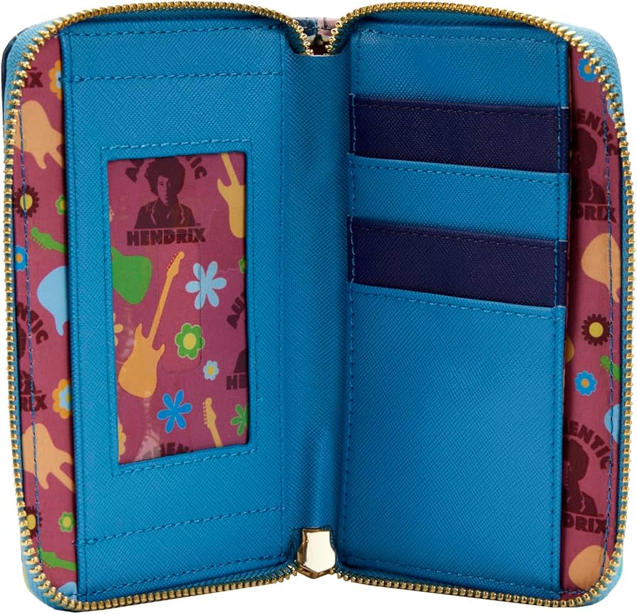 Amazon.com: Loungefly Jimi Hendrix Psychedelic Landscape Zip