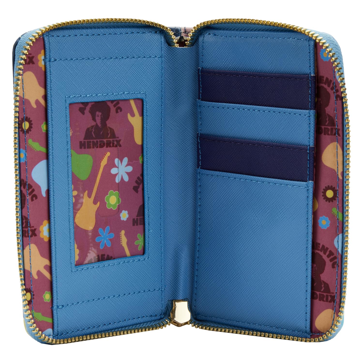 Amazon.com: Loungefly Jimi Hendrix Psychedelic Landscape Zip