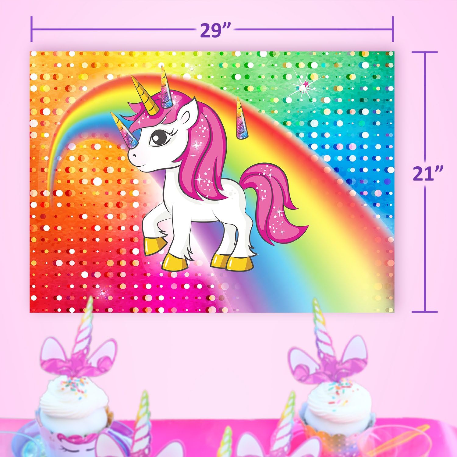 amazon com pin the horn on the unicorn party favor game for kids includes 24x reusable sticker horns perfect for large parties 2x blindfolds 10x adhesive glue dots unique magical rainbow
