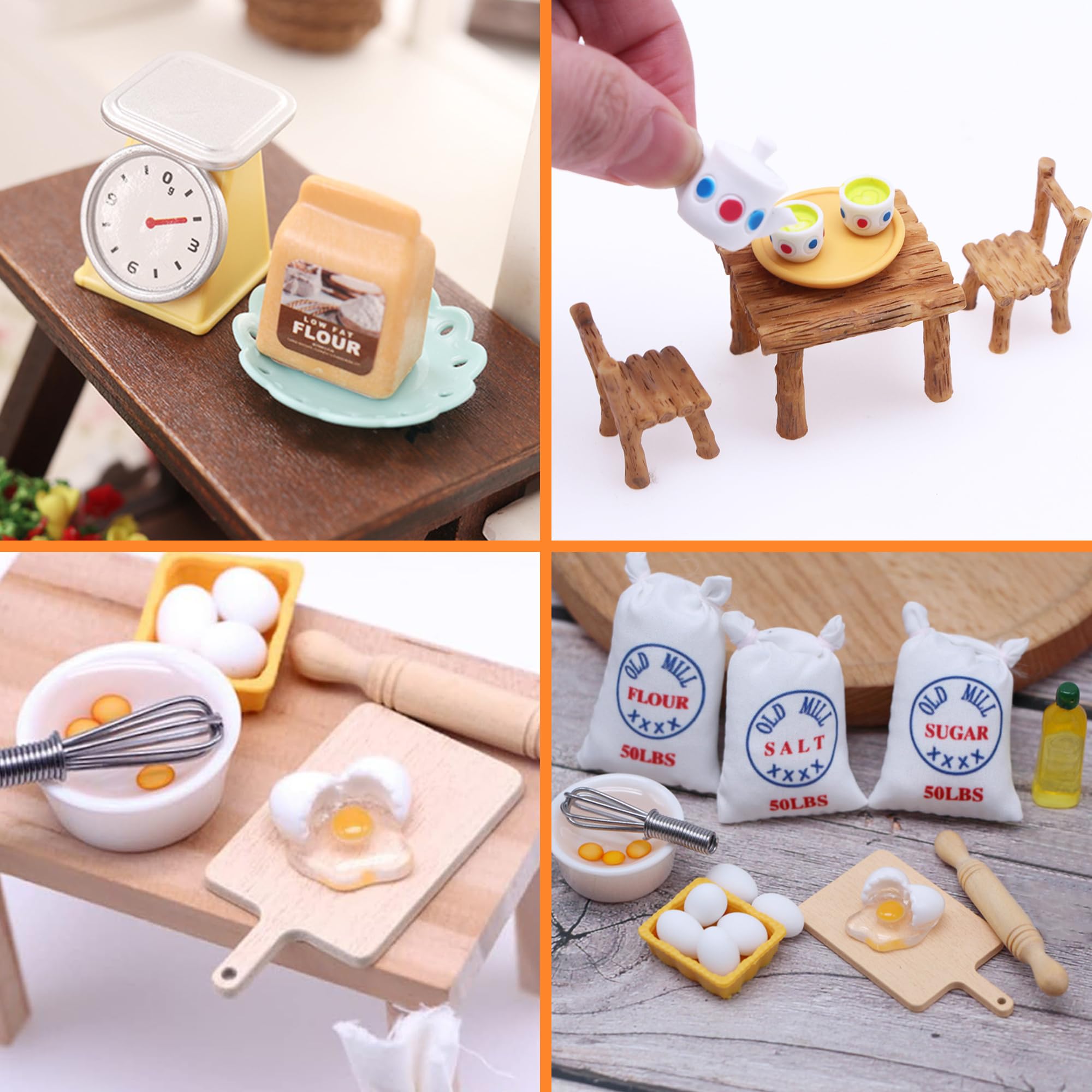 Lutin Farceur De Noel Set Miniature Table Et Chaises 1:12 Pour