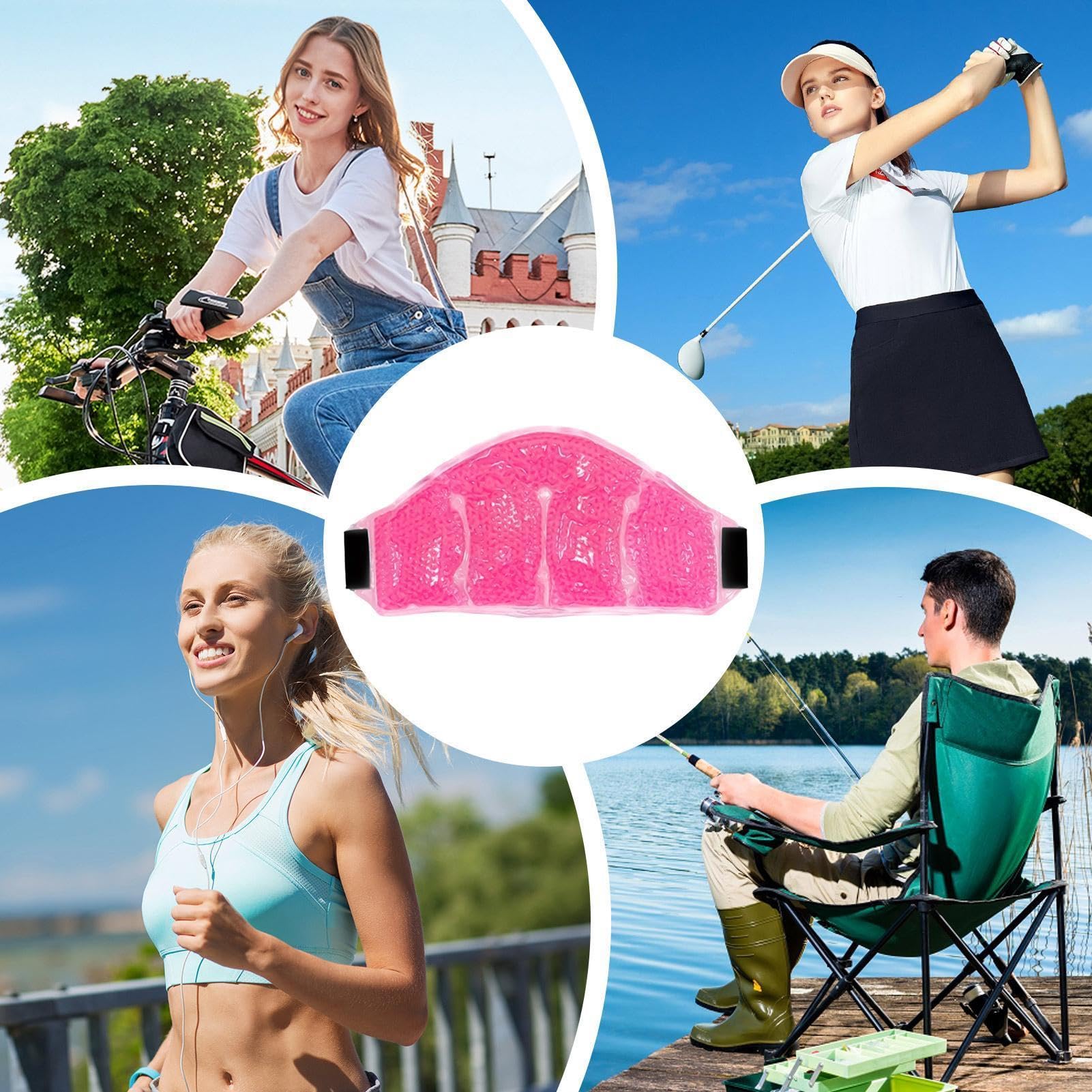 Nacken-Kühlpackung Ein wiederverwendbarer Kältepack | Kalt- und Warm-Nackenwickel für Outdoor-Aktivitäten im Sommer und für Sport Golf Baseball Workout Training