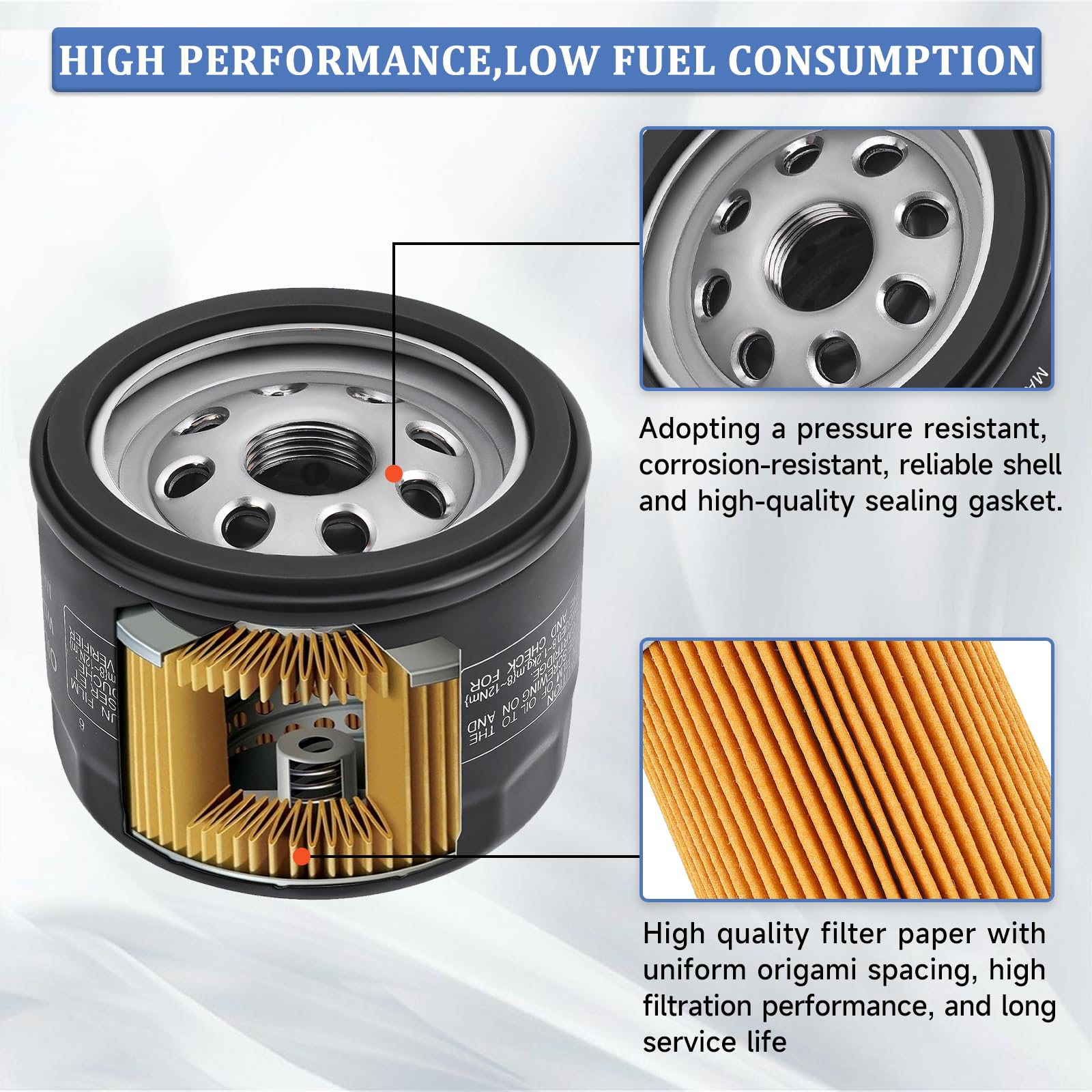 Amazon.com: 49065-7007 Oil Filter 49065-0721 Compatible with