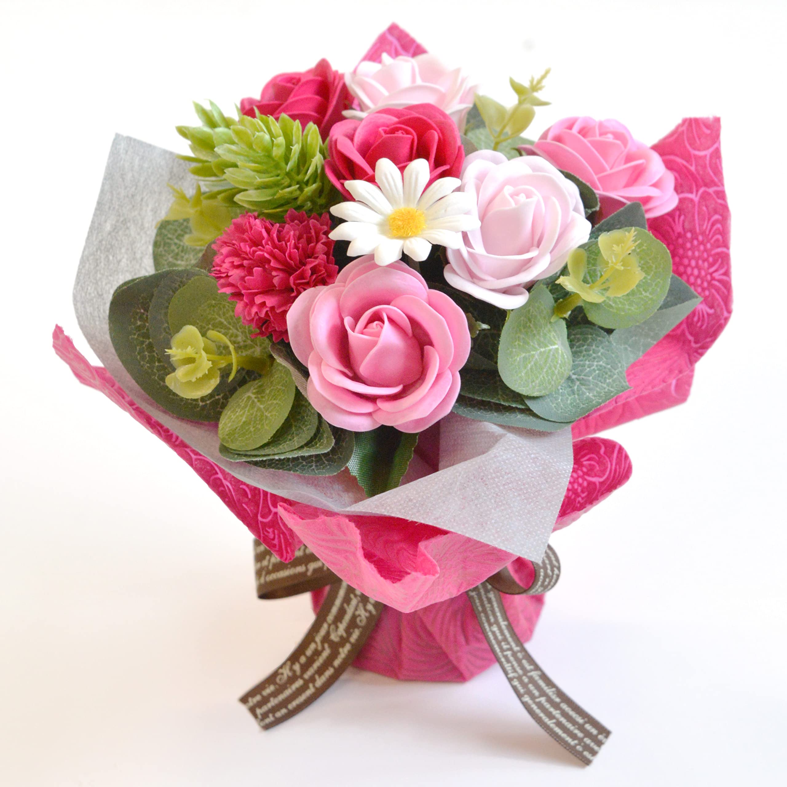 1つ3000円　バラ　薔薇　ピンク　カーネーション　アスター　ブーケ　花束 1つ バラ 薔薇 ピンク カーネーション アスター ブーケ 花束