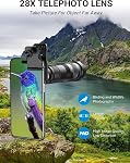 MIAO LAB 28X HD Lentille de téléphoto pour iPhone/Samsung/Android