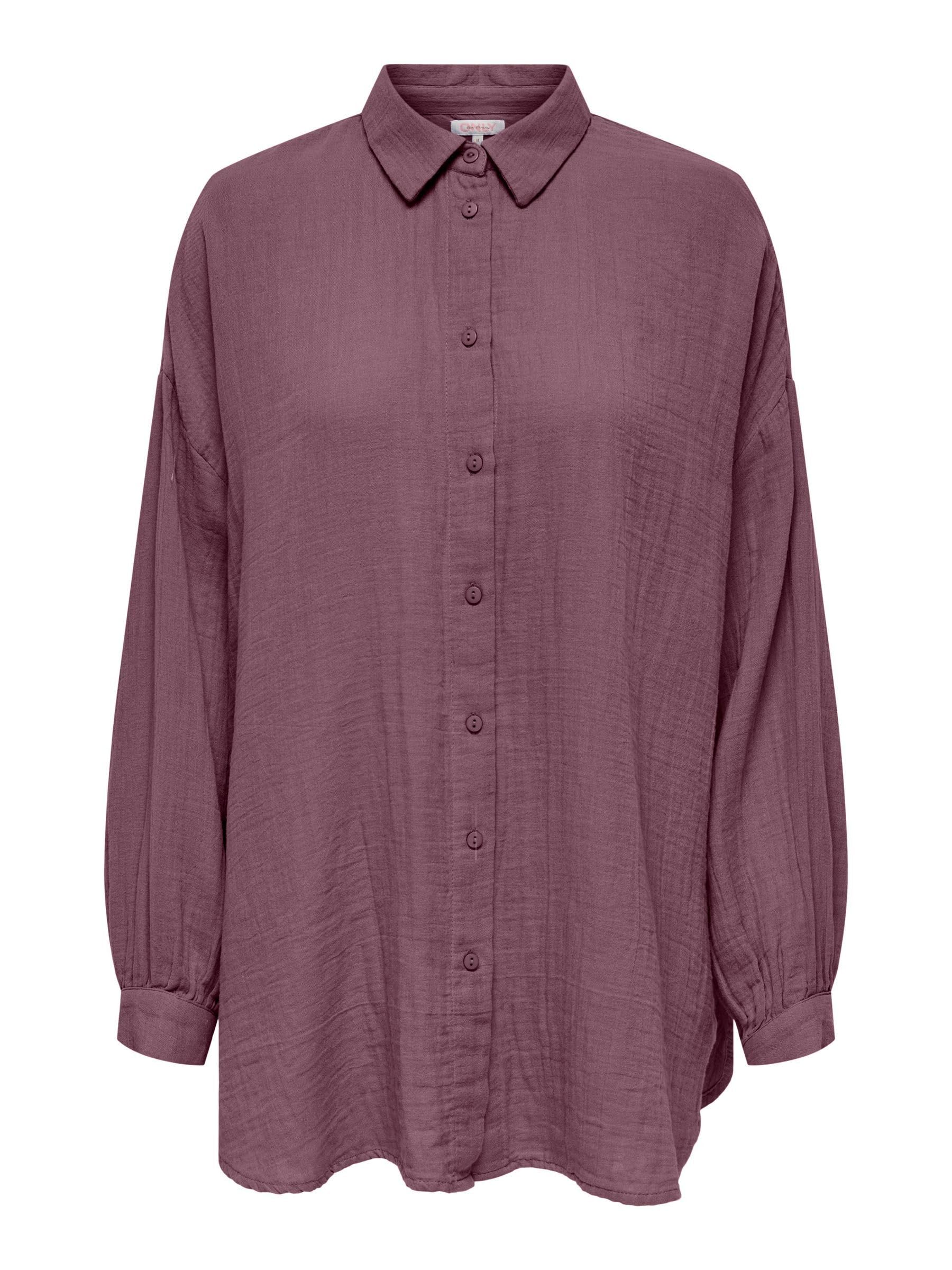 ONLY Onlthyra Oversized Shirt Noos Mujer Manga Larga Beige Más Grande