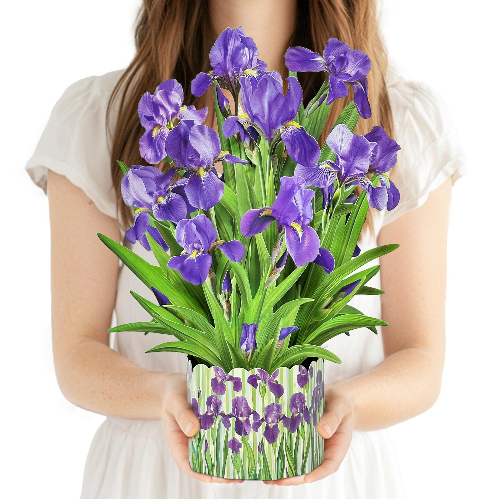 Tarjetas de felicitación 3D, tarjetas emergentes de papel de iris de 16 pulgadas, regalos para mujeres, mamá, esposa, cumpleaños, aniversario, tarjetas de recuperación con tarjeta de notas y