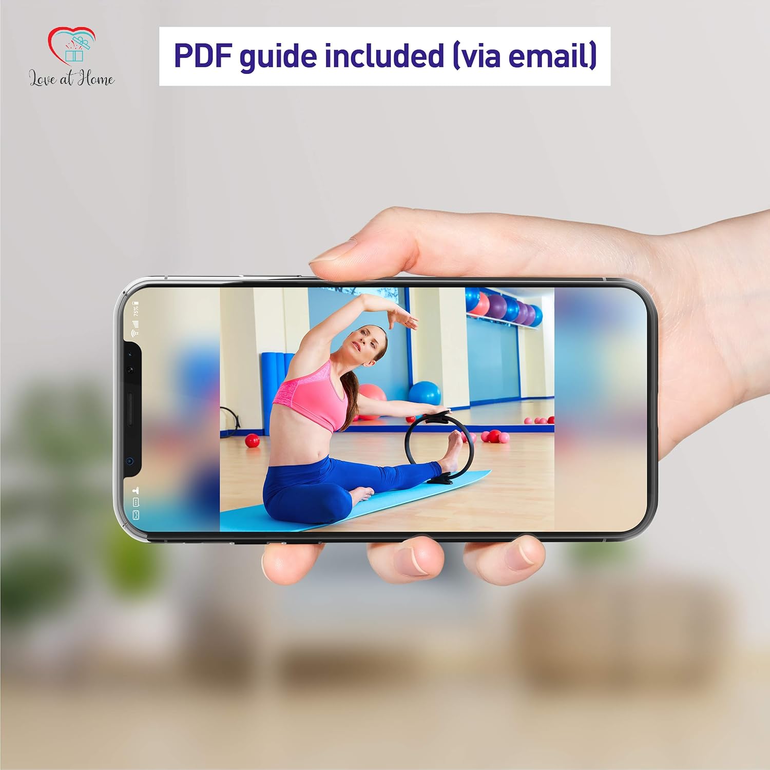 Magic Circle Pilates Circle Ring Set - Unbreakable Magic Ring Pilates Ring Circle Pel Ring Toning Ring and Small Pilates Ball 9 Inch Small Excersize Ball Pure Barre Ball Core Ball Small Yoga Balls : Sports & Outdoors