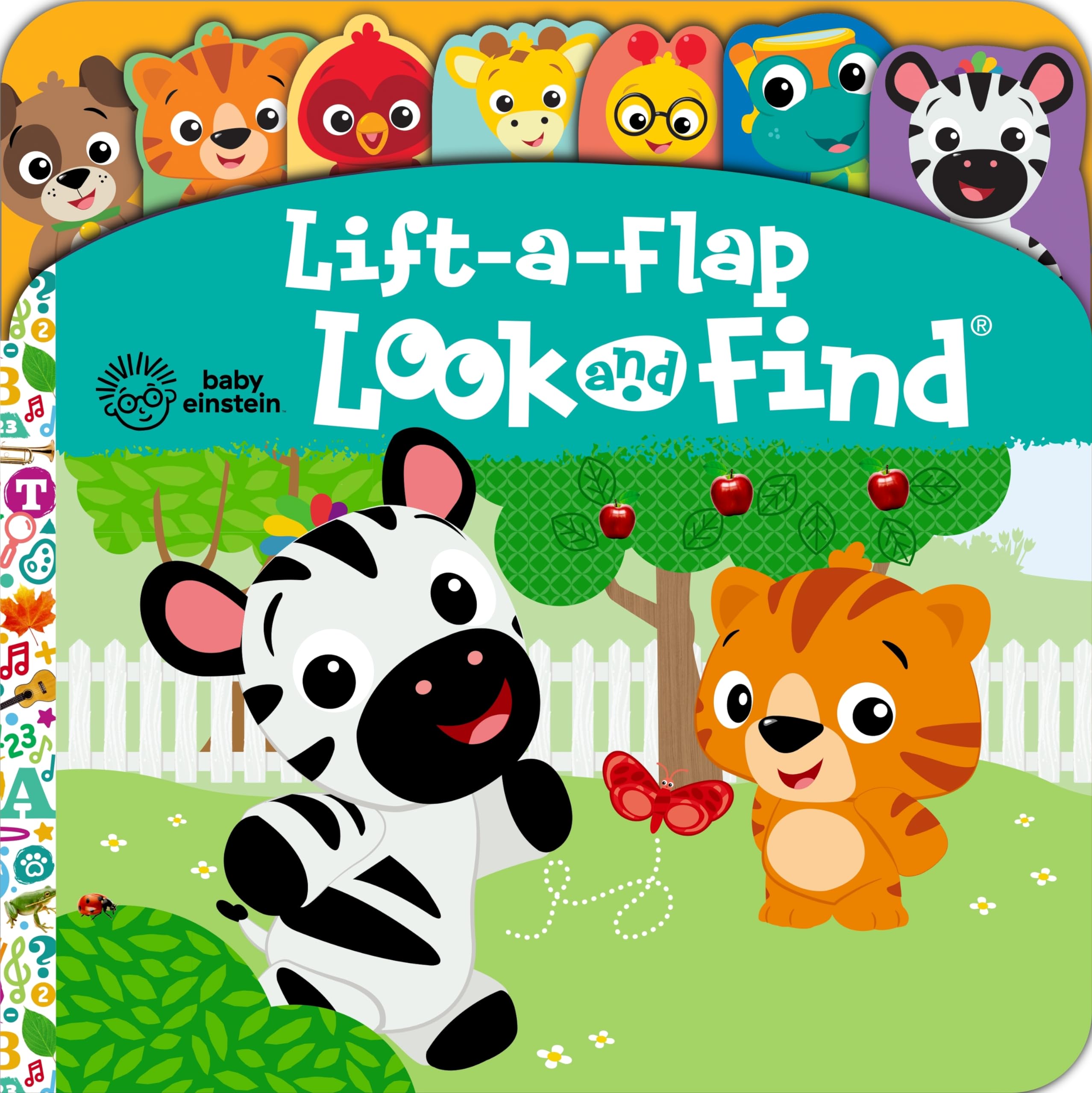 Baby Einstein - Look and See with Me! Lift-a-Flap Look and Find Board Book - PI Kids