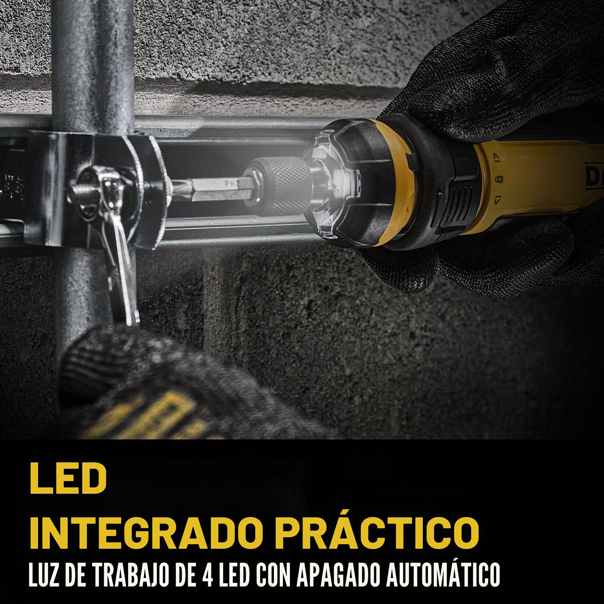 DEWALT Destornillador inalámbrico con control FLEXDRIVE y puntas de destornillador (DWHT66719)